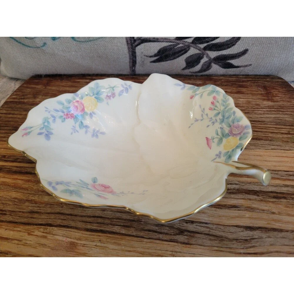 Mikasa Bone China Dish - Larry Laslo - Narumi Japan Gold Trim - Vintage